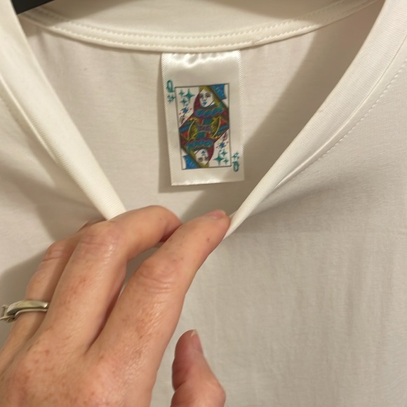 Queen of sparkles pink & red feather bottom dress - Picture 3 of 4